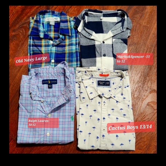 Shirts for Youth Men - Picture 1 of 1